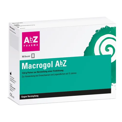 Macrogol AbZ Plv.z.her.e.lsg.z.einnehmen 10 St