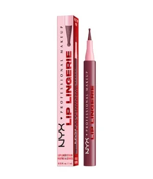 NYX PROFESSIONAL MAKEUP Lippenstift LIP LINGERIE LIP LINER STAIN, wisch- und wasserfesten Halt, mit präziser Filzkugelspitze