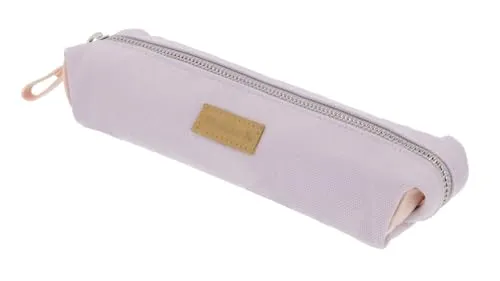 Pelikan Faulenzer Eco Twist Lavender Apricot - geräumiges Federmäppchen mit Reißverschluss, GRS zertifiziertes Material und ideal für Schule, Uni oder Beruf