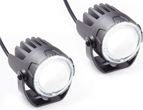 LED Fernscheinwerfer High-Beam matt schwarz