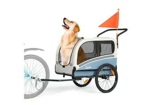SEPNINE 2-in-1 XXL Fahrradhundeanhänger