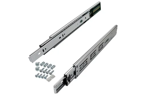 SO-TECH® Vollauszüge KV-45-H45-SC-MS mit Soft Close, Traglast 45 kg, 550 mm - Hochwertige Vollauszüge für Möbel mit Soft Close-Funktion. Ideal für eine leise und sanfte Schubladennutzung. Perfekt für individuelles Heimwerken und Möbelgestaltung.