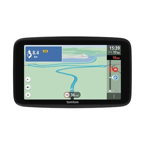 TomTom GO Classic Lite - 5 Zoll Pkw-Navi mit TomTom Traffic - In Dash GPS-Navigation für Autos, mit Echtzeit-Verkehrsinformationen und monatlichen Karten-Updates für Europa, um Staus zu vermeiden und pünktlich anzukommen.