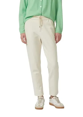 s.Oliver 7/8-Hose Jogpants mit Tapered Leg in Beige