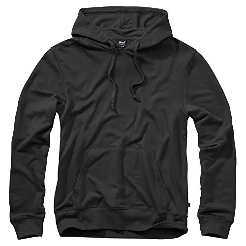 Brandit Herren sweathoodie Kapuzenpullover, Schwarz, XXL EU