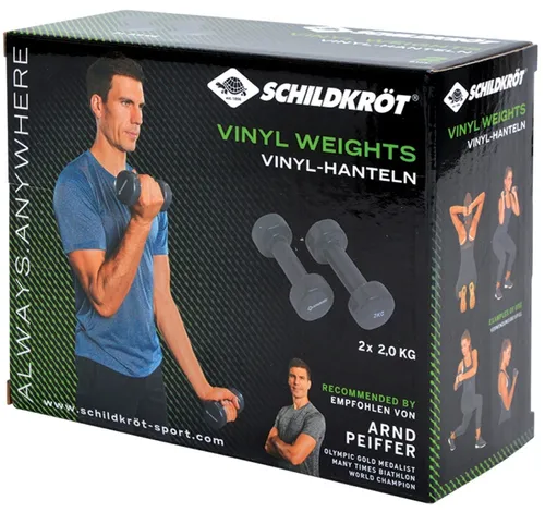 Vinyl Hanteln Set 2,0 kg in beige von Donic-Schildkröt