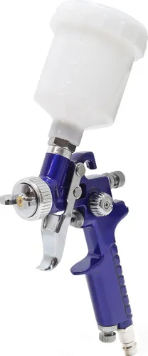 XPOtool HVLP Lackierpistole HVLP-2000, 0,5 mm Düse, 100 ml Becher, verstellbare Strahlbreite, Spritzpistole Sprühpistole Airbrushpistole