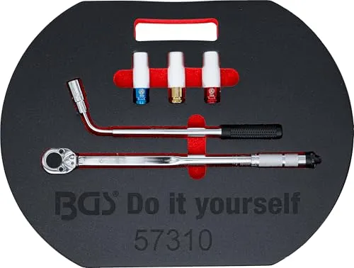 BGS-57310 Radwechsel-Service-Satz 5-tlg. - Sonstige, umfassendes Set für einen schnellen und sicheren Radwechsel, ideal für Heimwerker und Profis.