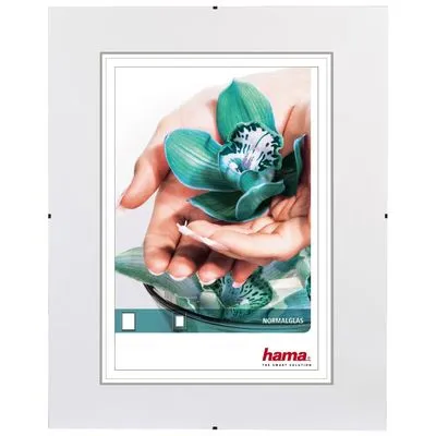 Hama Rahmenloser Bildhalter Clip-Fix, Normalglas  15 x 21 cm