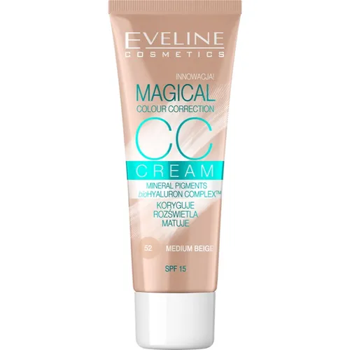 Eveline Cosmetics Magical Colour Correction CC Cream LSF 15 Farbton 52 Medium Beige 30 ml
