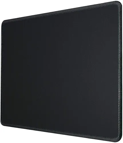 Mauspad 32 x 27 cm schwarz Mousepad Gaming / Office Rand vernäht Silent Monsters