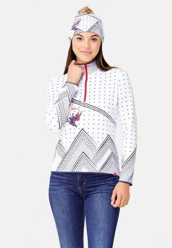 Krimson Klover Langarmshirt Adrenaline - Perfekte Basisschicht für Powdertage! Das Adrenaline Shirt bietet Komfort durch weiches, recyceltes Material und sorgt mit Vier-Wege-Stretch für optimale Bewegungsfreiheit. Ideal für aktive Tage im Schnee.