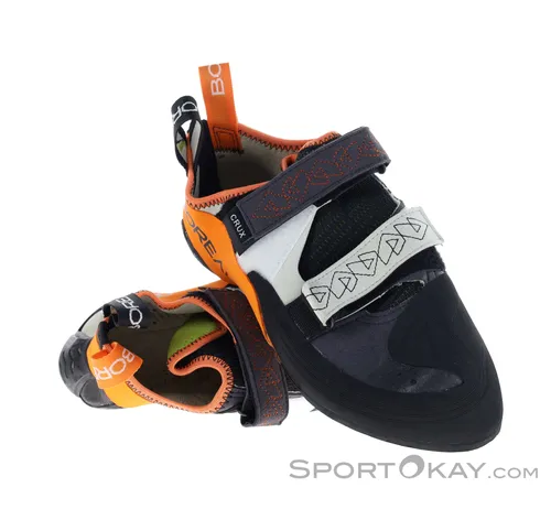 Boreal Crux Herren Kletterschuh UK 9,5 - Wanderschuhe mit moderatem Downturn und doppeltem Klettverschluss für eine perfekte Passform. Ultraklebrige Boreal Zenith Pro 2.0 Außensohle sorgt für optimalen Grip beim Klettern.
