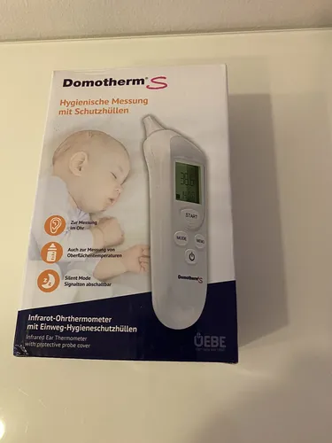 Domotherm S Infrarot-Ohrthermometer - präzise Temperaturmessung im Ohr, ideal für die ganze Familie