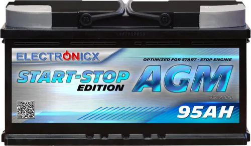 Electronicx AGM Autobatterie 95Ah 12V von Electronicx