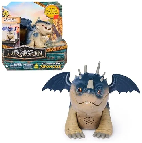Spin Master Interaktiver Mini-Drache Fleischklop - Dinosaurier-Figuren mit 25 Soundeffekten, berührungssensitiv und ideal für spannende Drachenabenteuer aus
