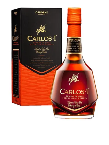 Carlos I Brandy de Jerez Solera Gran Reserva 40% 1L Geschenkverpackung ad37a0191a482730