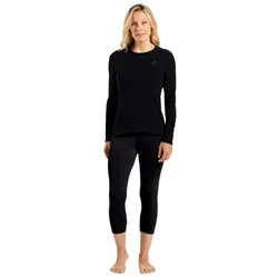 Odlo Damen Langarmshirt MERINO 260 - Rundhalsshirts aus 100% mulesingfreier Merinowolle, thermoregulierend und geruchshemmend – ideal für kalte Tage beim Sport oder Zuhause.
