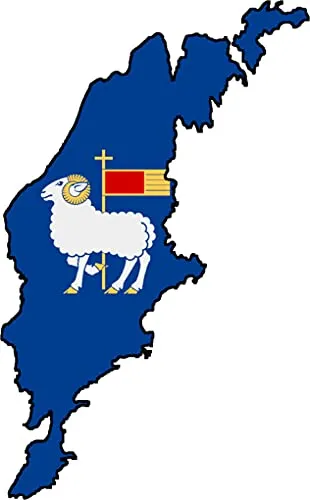 Auto Aufkleber Schweden Provinz Gotland Sticker Konturgeschnitten (ca 11 cm)