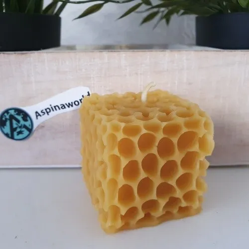 Bienenwachskerze Wabenkerze 5 cm - Kerze aus Bienenwachs