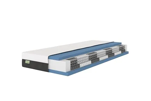 DREAMSTAR Premium 1000er Taschenfederkernmatratze - Matratzen mit ergonomischer 7-Zonen-Technologie für optimale Druckentlastung und Rückenschonung. 30 Nächte Probeschlafen risikofrei!