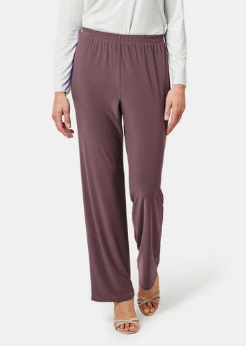 GOLDNER Schlupfhose Slinky-Hose mit weitem Bein Jerseyhose mit Schlupfbund und Knöchellänge