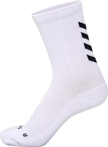 hummel Unisex Kinder Hmlessential Training Sock, WHITE/BLACK, 35-38 EU