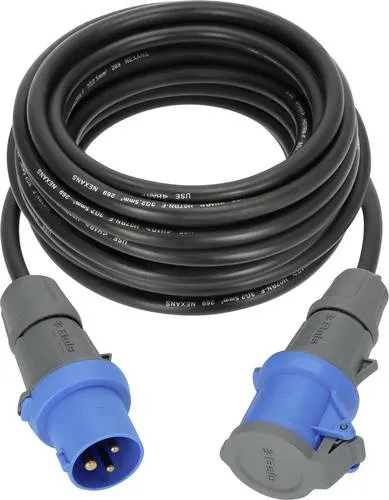 Brennenstuhl 10m CEE Verlängerungskabel H07RN-F 3G 2,5mm² - Robustes 10m Verlängerungskabel für den Einsatz im Freien, ideal für Camping. Spritzwassergeschützt und mit hochwertigem Gummi-Neopren-Kabel für hohe Langlebigkeit.