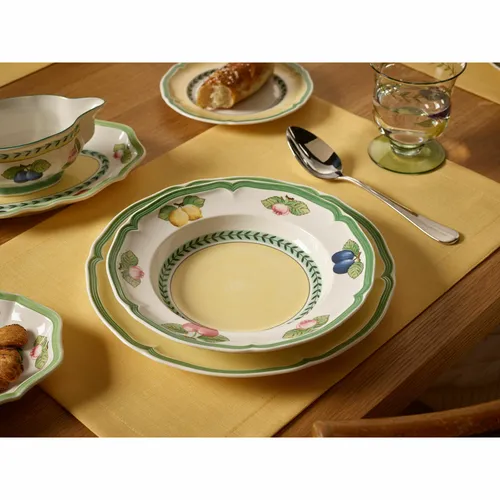 Villeroy & Boch French Garden Fleurence Suppenteller 23 cm in gelb von Villeroy & Boch