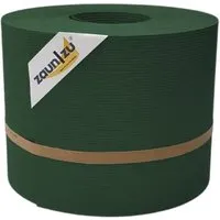 zaunzu Sichtschutzstreifen Rille Tannengrün 35m - Zaunelemente - Moderner Sichtschutz mit gerillter Optik, einfach zu montieren und aus robustem PP-Material für optimale Blickdichte und Windschutz.