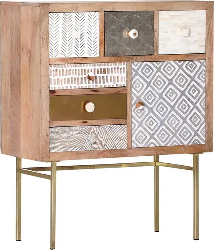 Gutmann Factory Kommode Linea, Shabby Chic Vintage beige in beige von Gutmann Factory