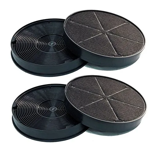 Aktivkohlefilter für HiLo- und Energy-Gebläse - 4 Stück Super-Sparset - Dunstabzugshaubenfilter, hochwertige Ersatzfilter für Franke 112.0016.755, effektiv gegen Gerüche und ideal für eine saubere Luft in Ihrer Küche.