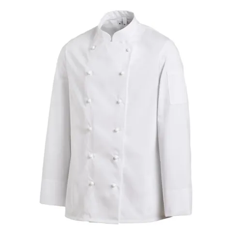 Kochjacke Unisex weiß 12/8790/01, Größe 44 - Arbeits- & Schutzkleidung, hochwertige und pflegeleichte Kochjacke für professionelle Köche und Hobbyköche.