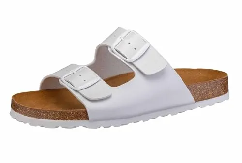 Lico Herren Bioline Man Flache Hausschuhe 46 Weiss von LICO