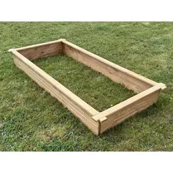 SyberDesk Grabrahmen aus Holz – Wetterfester Grabrahmen aus massiver Eiche