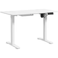 Vinsetto Höhenverstellbarer Schreibtisch Elektrisch 120 x 60 cm - Kinderschreibtische mit 3 Memory-Steuerung für ergonomische Sitz-Steh-Optionen, Anti-Kollisionssystem und stabiler Stahlrahmen für Sicherheit und Komfort.