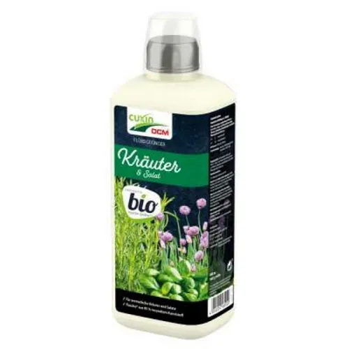 Cuxin Flüssigdünger Gemüsedünger Kräuterdünger Dünger  Bio Kräuter & Salat 0,8 L