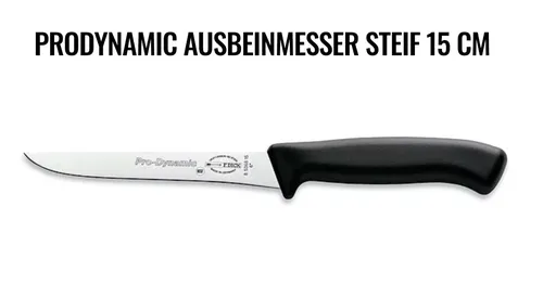 DICK ProDynamic Ausbeinmesser, steif, 15cm, Messer, schwarz