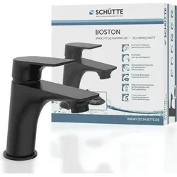 Schütte Waschtischarmatur BOSTON in schwarz von Schütte
