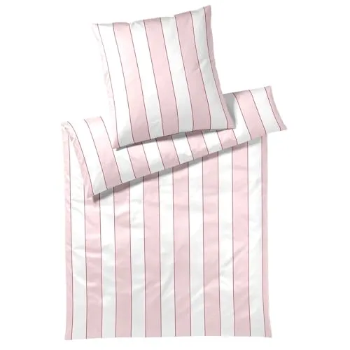 elegante Mako-Satin Bettwäsche Levens in pink von elegante