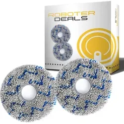 Mikrofaserpad, Ersatzpads (2 Stück) für Ecovacs Deebot T10 Turbo