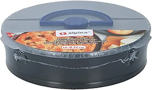 alpina Springform - Ø 26 CM - Antihaftbeschichtung - mit Deckel