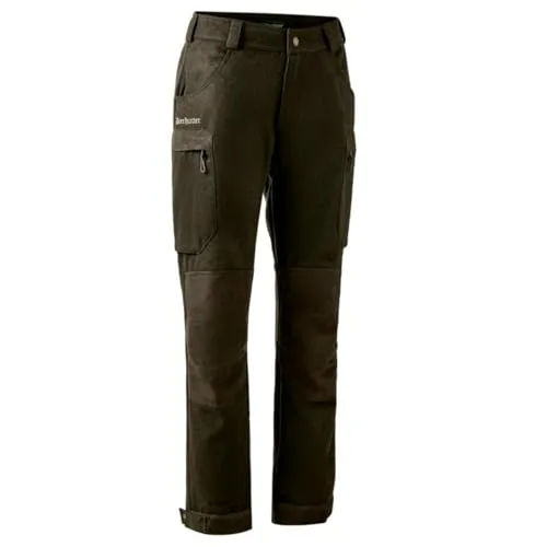 Deerhunter Tatra Hose Loden Holz - Hochwertige Wollmischung für angenehmen Tragekomfort, leise und ideal für Outdoor-Aktivitäten. Praktische Fronttaschen bieten Platz für wichtige Utensilien.
