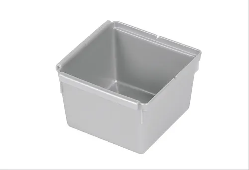 KEEEPER Schubladeneinsatz 8x8x5cm silber von ES Logistik