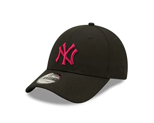 New Era New York Yankees MLB League Essential Cap - Schwarz/Pink - Verstellbare 9Forty Cap für jeden Anlass, mit hochwertiger Verarbeitung und stylischem Design. Ideal für Fans und Modebewusste.