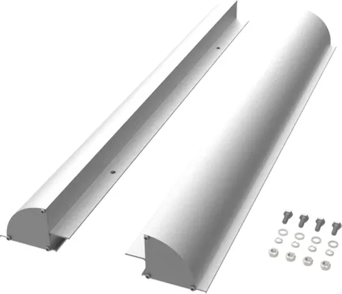 enjoy solar Aluminium Solarmodul Halter 670mm - Korrosionsbeständig - Befestigungsmittel für Solarmodule, ideal für Automobile, Boote und Wohnmobile, mit vorgebohrten Löchern für einfache Montage und langlebiger, korrosionsbeständiger Aluminiumkonstruktion.