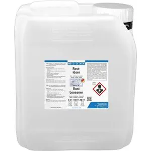 WEICON Rostentferner 10000340 - Effektiver Rostlöser im 5 Liter Kanister - Reinigungsmittel zur effektiven Lösung von Rost an Bauteilen, schützt vor Korrosion und dringt in kleinste Zwischenräume. Ideal für Reparatur und Wartung, Made in Germany.