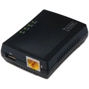DIGITUS USB & Parallel Druckerserver Printserver 2+1 Port