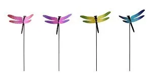 TrendLine Gartenstecker Metall Libelle sortiert 93 cm  Gartenstecker