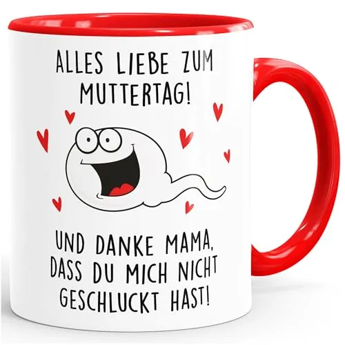 Kaffee- & Teebecher Rot von MoonWorks
